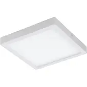 Eglo connect LED Deckenleuchte Fueva-C, Smart Home Deckenlampe, Bürolampe weiß, L: 30x30 cm, dimmbar, Weißtöne und Farben einstellbar