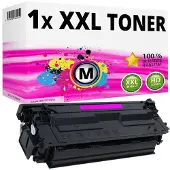 Druckfuxx 1x TonerN für HP 508X für LaserJet M552 M553 M577 Magenta