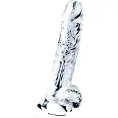 Lovetoy Flawless Clear - Dildo mit Saugnapf - 19 cm (transparent)