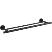 Wenko Badetuchstange Duo Bosio Edelstahl Black matt, rostfrei Wenko Matt