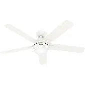 Hunter Deckenventilator Zeal Weiss mit Licht & Fernbedienung