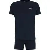 FILA Schlafanzug "MAN JERSEY PYJAMAS" 2 Hose mit elastischem Logobund und Kurzarmshirt