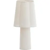 Light & Living - Tischleuchte Musaby - Leinen - Ø25cm Tischlampe - Nachttischlampe, Wohnzimmer, Schlafzimmer