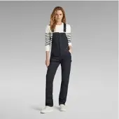 G-Star Slim Latzhose - Schwarz - Damen - XXS