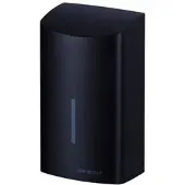 Leifheit Air-Wolf Händetrockner Serie C, 10-087, Warmluft, schwarz, Infrarotsensor, vollautomatisch, 800 Watt, aus Edelstahl