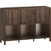 En.casa Sideboard Lukkodso 77x110x30 cm Walnussoptik