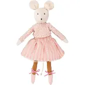 Moulin Roty Weiche Puppe Maus Anna 28 cm