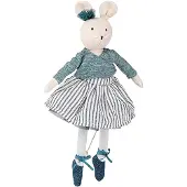 Moulin Roty Weiche Puppe Maus Charlotte 30 cm