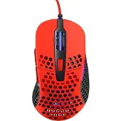 XTRFY M4 RGB, rechts, Optisch, USB Typ-A, 16000 DPI, Schwarz, Rot
