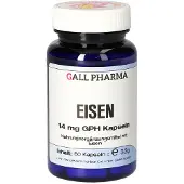 GALL PHARMA Eisen 14 mg GPH Kapseln 60 St