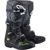 Alpinestars Tech 5 Stiefel Black Cool Gray Yellow Fluo
