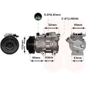 VAN WEZEL Kompressor, Klimaanlage 8200K239
