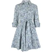 Apricot Minikleid "Popeline-Kleid" 2 tlg. mit Gürtel