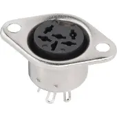 Bkl Electronic DIN-Einbaubuchse mit Verriegelung