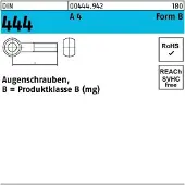 Industrial Quality Supplies Augenschraube DIN 444 Form B BM 24 x 110 A 4