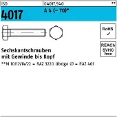 Bufab Sechskantschraube ISO 4017 VG M 36 x 130 A 4
