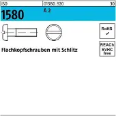 F. REYHER Nchfg. GmbH & Co. KG Flachkopfschraube ISO 1580 m.Schlitz M 5 x 8 A 2