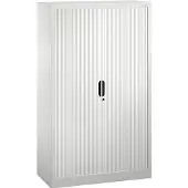 C+P Rollladenschrank Omnispace, 4 OH, abschließbar, B 1000 x T 420 x H 1660 mm, Stahl/Kunststoff, verkehrsweiß