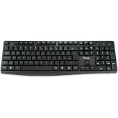 Conceptronic 245213, Volle Größe (100%), Kabelgebunden, USB, QWERTY, Schwarz