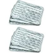 Fackelmann Packung mit 10 Aluminiumschalen 34 x 23 cm Barbecue