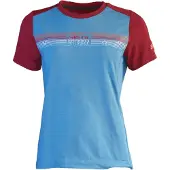 Zimtstern TrailFlowz Kurzarmshirt Damen blau/rot XS 2022 Fahrradtrikots