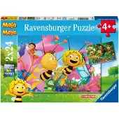 Ravensburger 2 x 24 Teile Kinder Puzzle Biene Maja Die kleine Biene Maja 09093