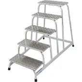 Krause Montagetritt, 5 Stufen, Höhe 1,00 m, 13,5 kg