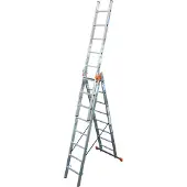 KRAUSE-Werk Aluminium-Vielzweckleiter MONTO Tribilo mit Treppenfunktion 6,05 m