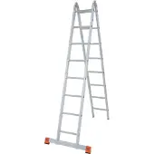 Krause Aluminium-Gelenk-Doppelleiter MONTO TriMatic 5,50 m