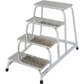 KRAUSE-Werk Montagetritt, 4 Stufen, Höhe 0,80 m, 10 kg