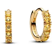 Pandora Timeless Gold Plated Yellow Huggie Earring 263849C01