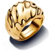 Pandora 163884C00 Damen Statement-Ring Wellig Goldfarben