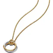 Pandora 363882C00-45 Damen-Halskette Zweifarbig