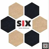 Sonstige Verlage SIX Legespiel für 2 Spieler – Taktisches Holzspiel ohne Spielplan, Wabenmuster