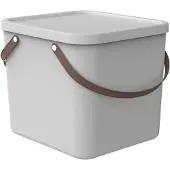 Rotho ALBULA, Aufbewahrungsbox, Weiß, Rechteckig, Kunststoff, Einfarbig, Drinnen