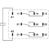 Phoenix Contact REL-PR3 High Power Relay 24AC/3X21