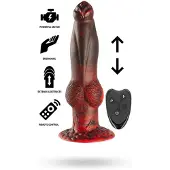 Vuxen Titan In Flames Dildo With Remote 22,5 cm