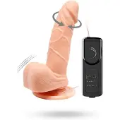 Baile Barbara Mark - lebensechter, rotierender Vibrator - 15cm (natur)