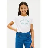 Tommy Hilfiger T-Shirt Graphic KG0KG08813 Weiß Regular Fit