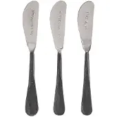 Bloomingville BloomingvilleFabricio Buttermesser, Silber, 3er Set
