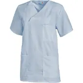 Leiber Schlupfkasack, kurzarm, unisex, hellblau 08/769/05-lll , Größe: III (Damen 46/48 = XL, Herren 52/54 = L)