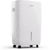 Klarstein DryFy Connect 60L Luftentfeuchter, 60L/24h, WiFi App Steuerung, 8L Tank, Timer, Elektrischer Entfeuchter für Räume 45-65m², Automatische Abschaltung, Tragbar, Weiß