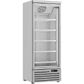 CombiSteel Tiefkühlschrank 600 Liter 1 Glastür 5 Böden fahrbar 750x710x1997mm