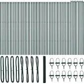 vidaXL Bodenmontierter Sechseckzaun 100 x 1,5 m Grün Netz