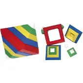 WEPLAY Geschicklichkeitsspiel 120014, Triangle Puzzle, aus Kunststoff, 1 Spieler, ab 3 Jahre