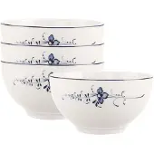 Villeroy & Boch 4er Set Bols Vieux Luxembourg ø 14 cm weiß-blau in weiß-blau | Gr.: onesize