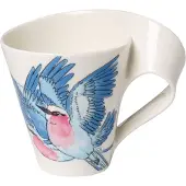 Villeroy & Boch Malindi Fine Premium Bone Porcelain Mocha/Espresso Cup, Green, Red, White, 25 17 x 8 cm, 100 ml, 1