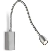 Knapstein Banu LED-Wandleuchte-Nickel matt-mit LED (2700K)