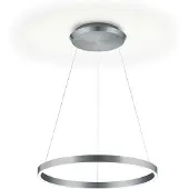 Knapstein Svea-L 60 LED-Pendelleuchte-Nickel matt-mit LED (2700K)