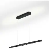 Knapstein Lara-L 205 LED-Pendelleuchte-Schwarz-mit LED (2700K)